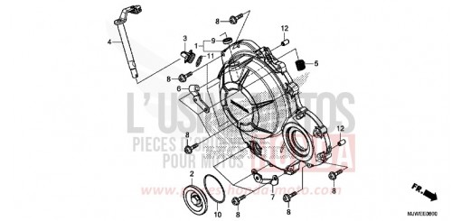 PANNEAU CARTER-MOTEUR D. CBR500RAG de 2016